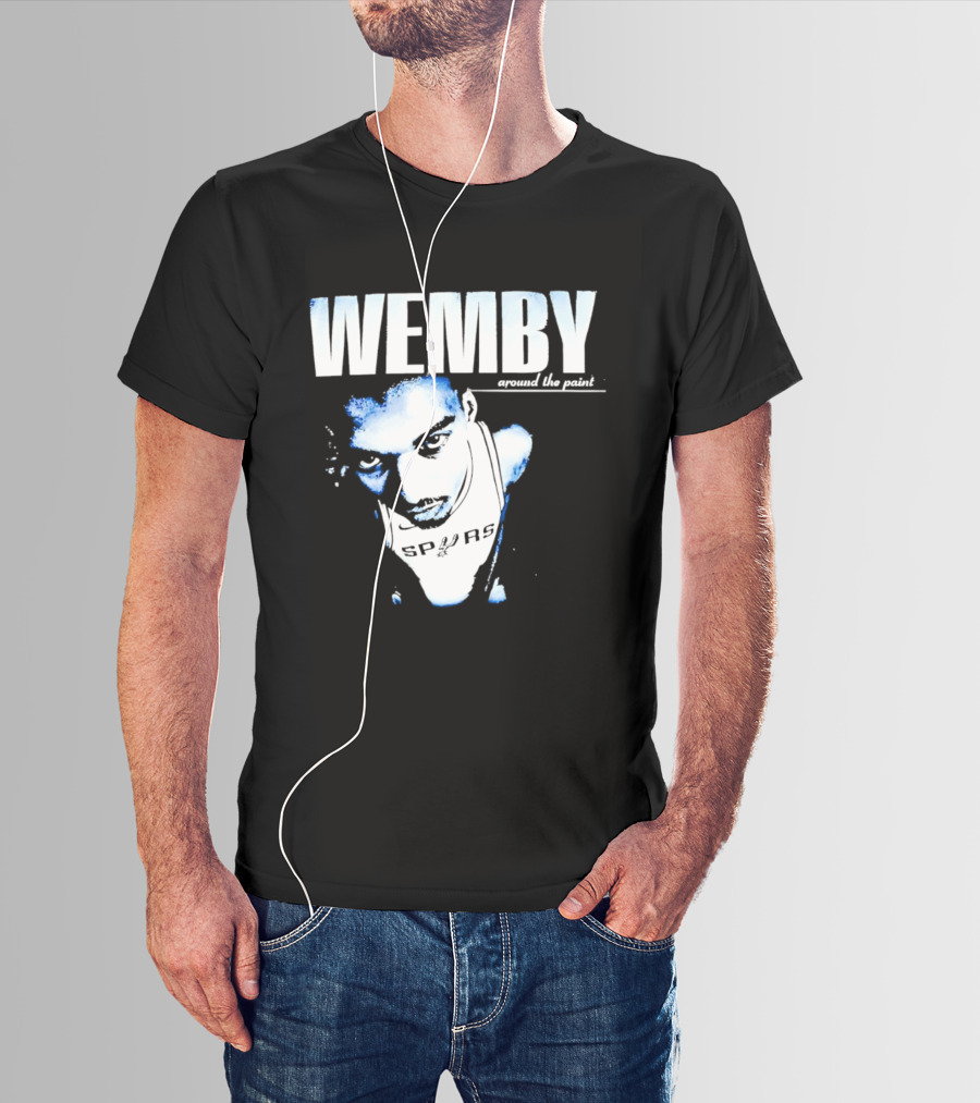 Wemby Around The Point Victor Wembanyama NBA 2026 San Antonio Spurs T-Shirt