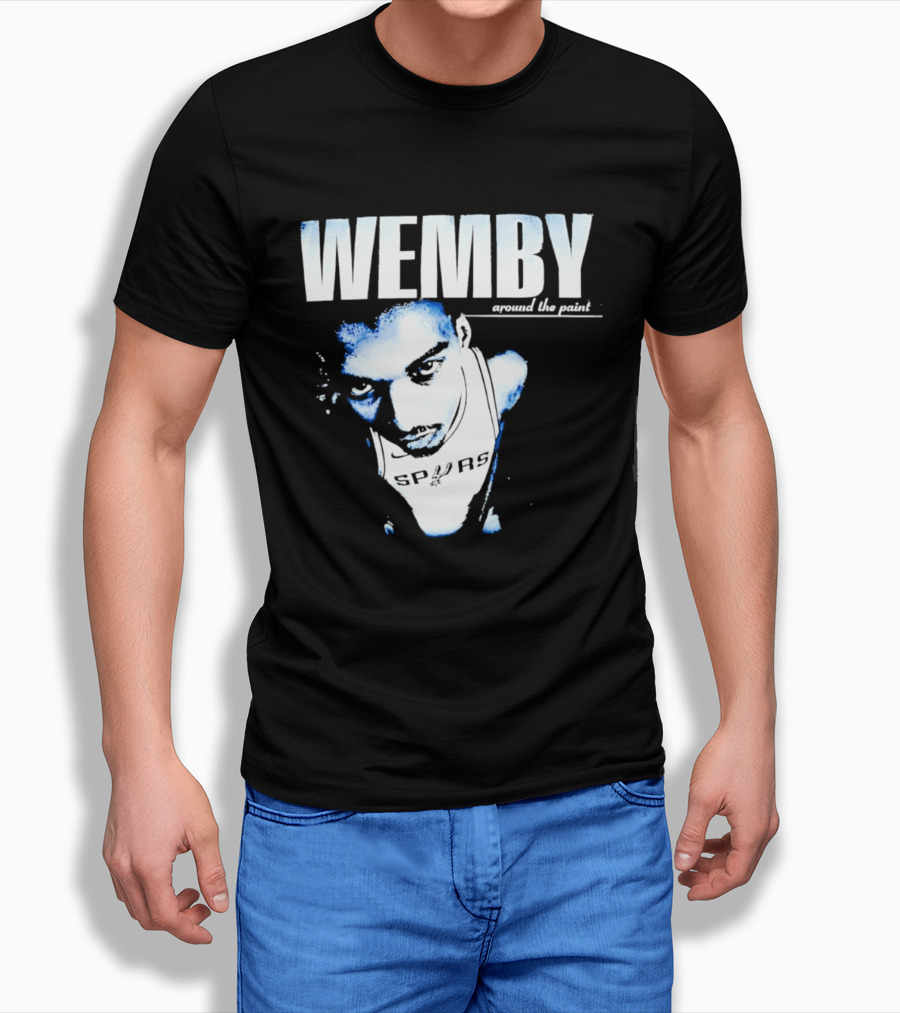 Wemby Around The Point Victor Wembanyama NBA 2026 San Antonio Spurs T-Shirt