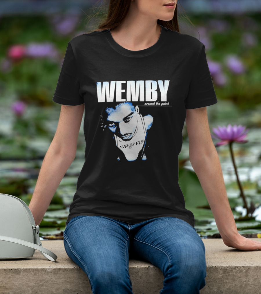 Wemby Around The Point Victor Wembanyama NBA 2026 San Antonio Spurs T-Shirt