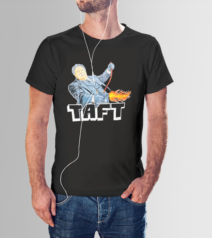 William Howard Taft Wild West Gunfire Embrace T-Shirt
