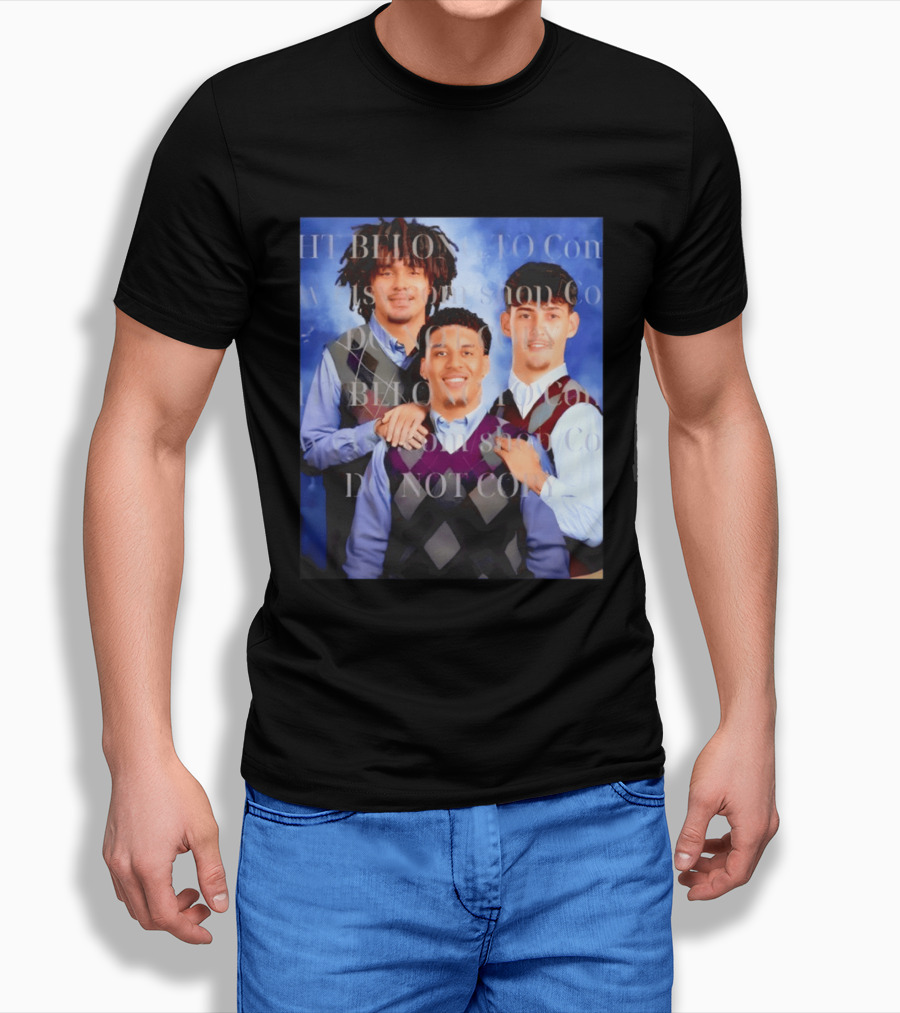 Yaxel Lendeborg Elliot Cadeau Aday Mara Step Brothers Basketball Photo T-Shirt