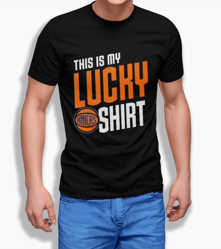 New York Knicks This Is My Lucky Knicks T-Shirt