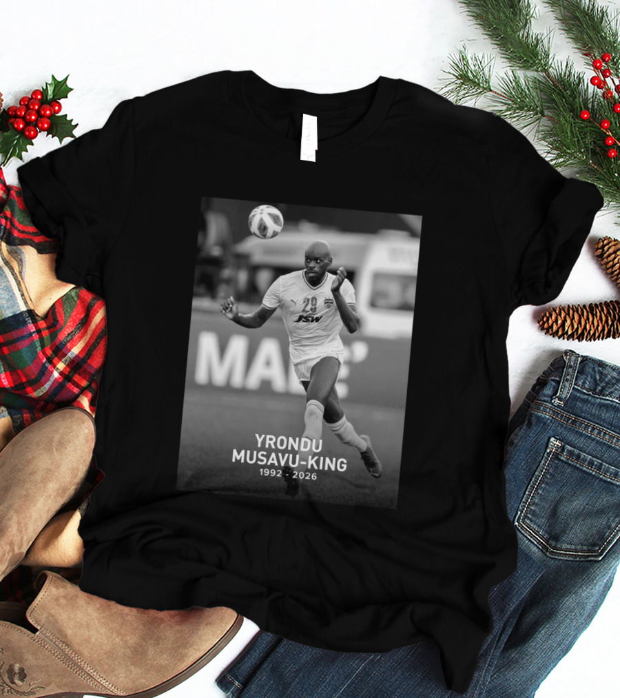 Yrondu Musavu King 29 JSW 1992 2026 Soccer Player T-Shirt