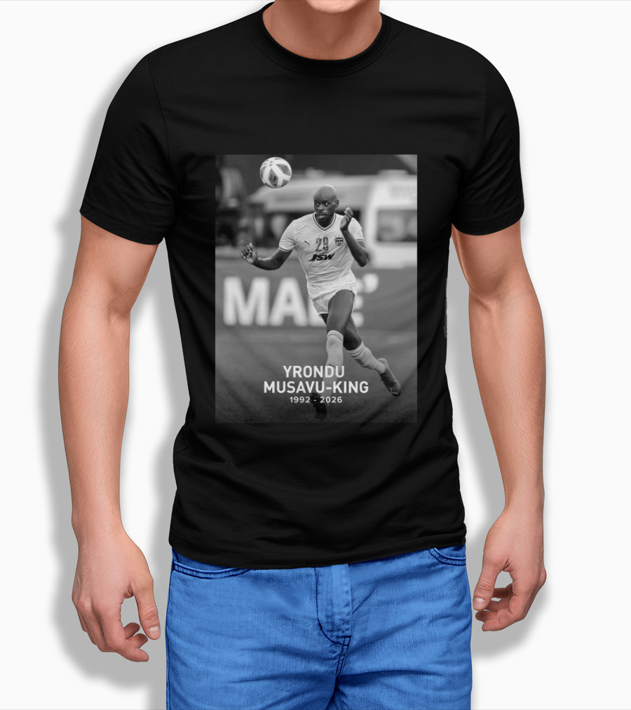 Yrondu Musavu King 29 JSW 1992 2026 Soccer Player T-Shirt