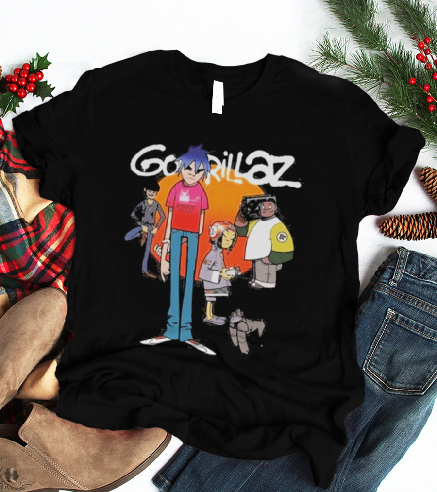 Gorillaz Summer Tour 2026 Band Members T-Shirt