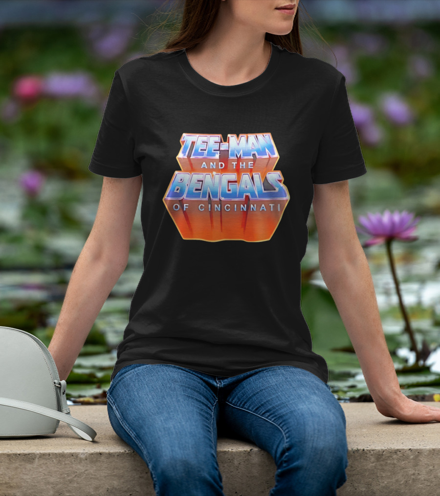 Tee Man And The Bengals Of Cincinnati T-Shirt