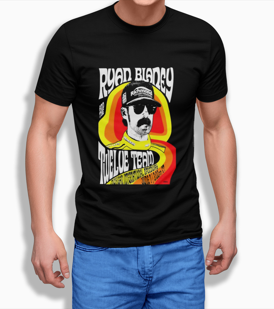Ryan Blaney 12 Tribute Team Michigan International Speedway June 7 2026 T-Shirt