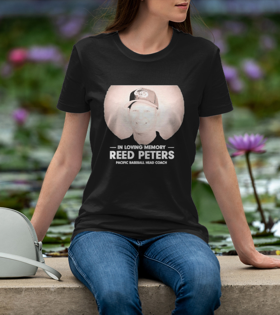 In Loving Memory Reed Peters Pacific Baseball Head Coach Panthers Cap T-Shirt