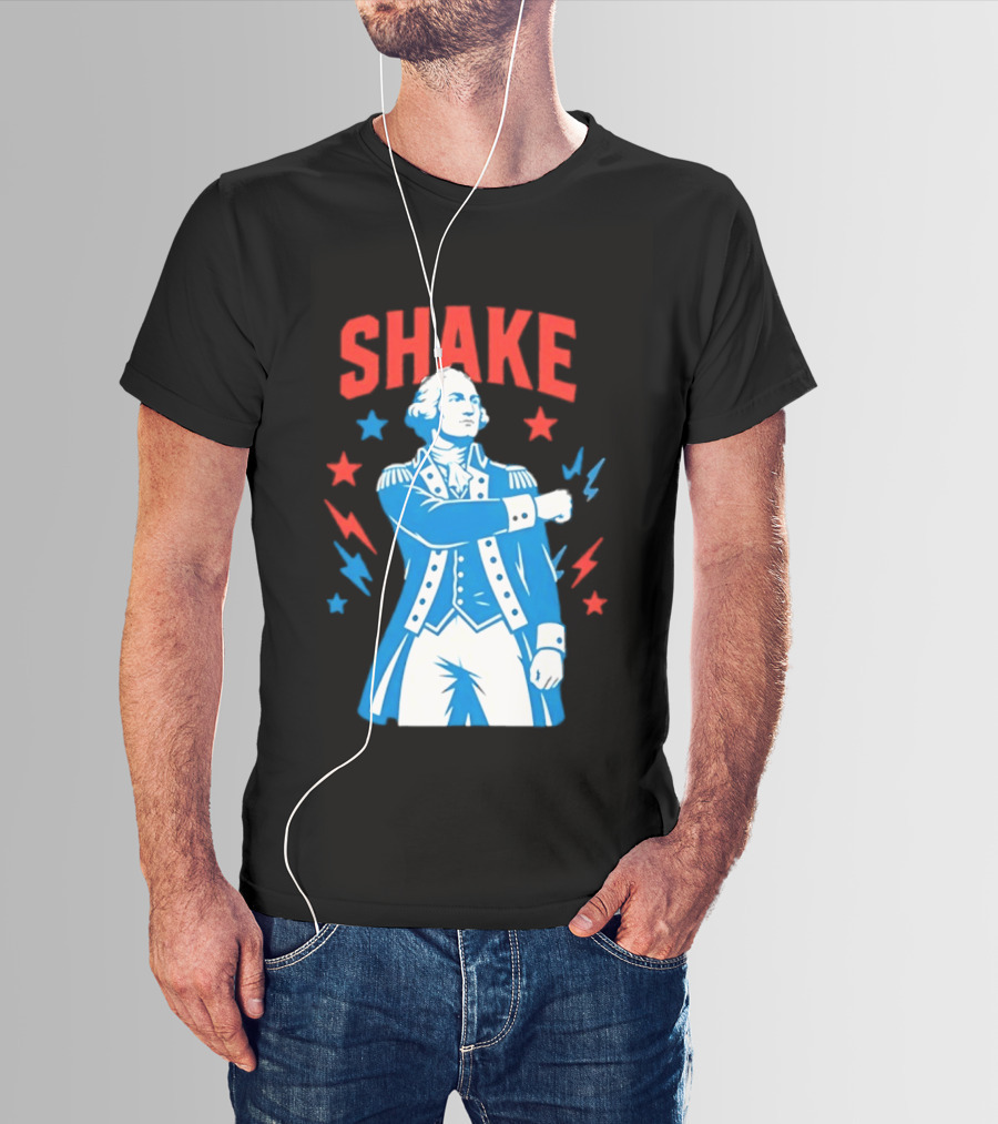 Shake And Bake George Washington America Drinking T-Shirt