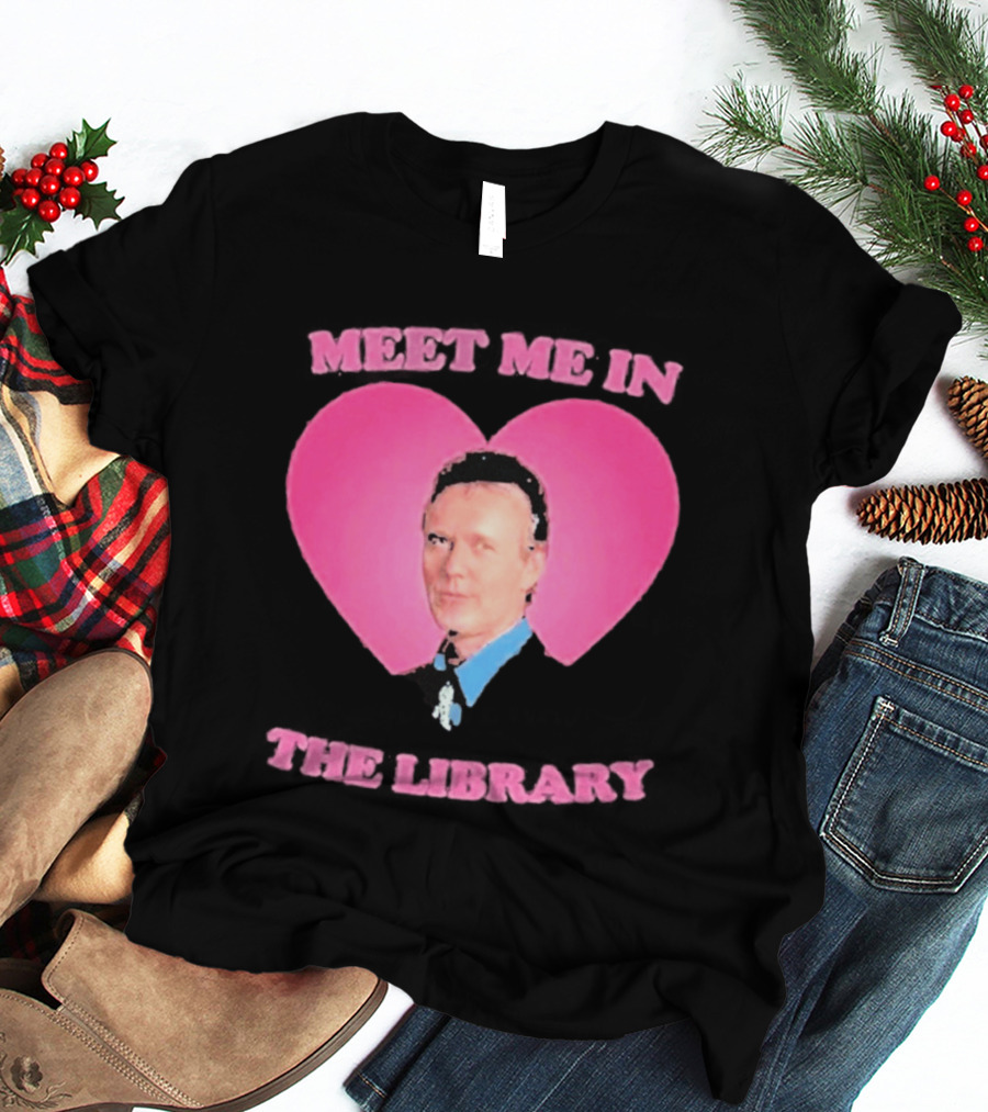 Meet Me In The Library Pink Heart Anthony Head Rupert Giles 2026 T-Shirt