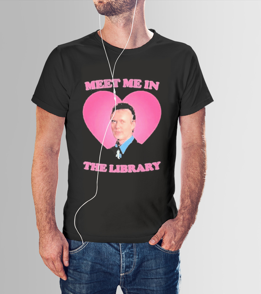 Meet Me In The Library Pink Heart Anthony Head Rupert Giles 2026 T-Shirt