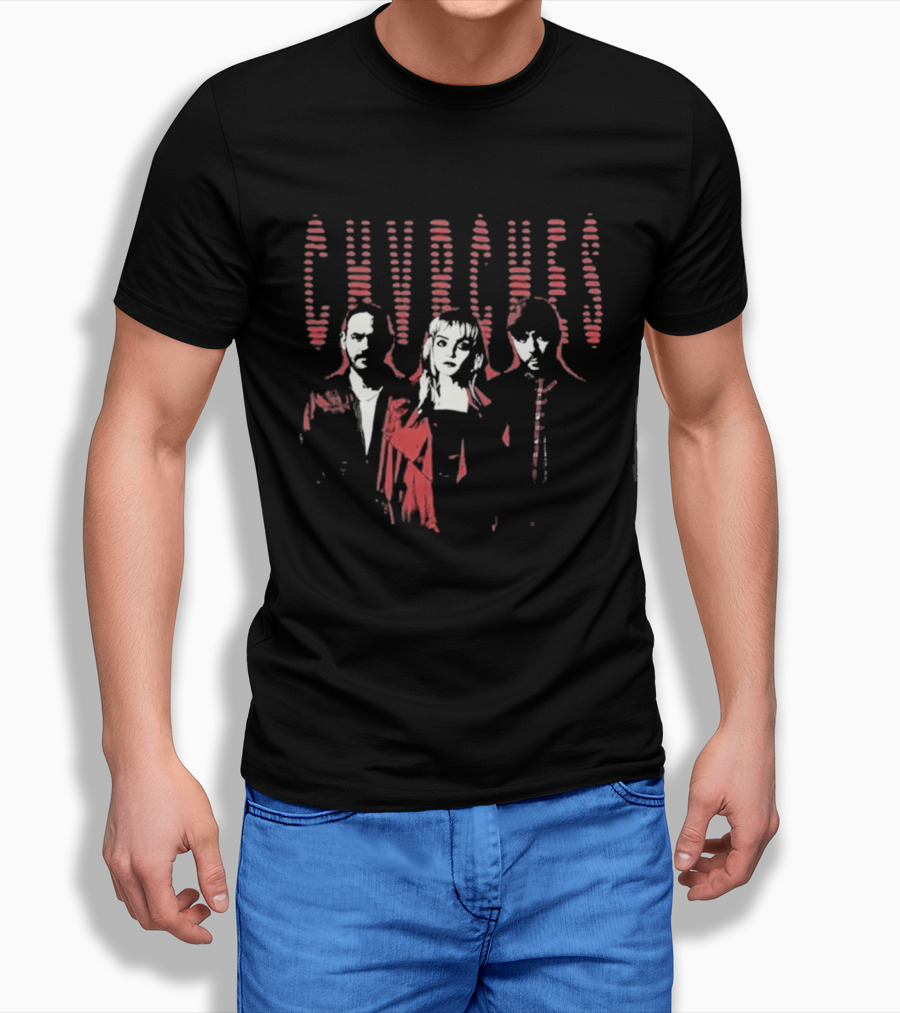 CHVRCHES Band Member Red T-Shirt