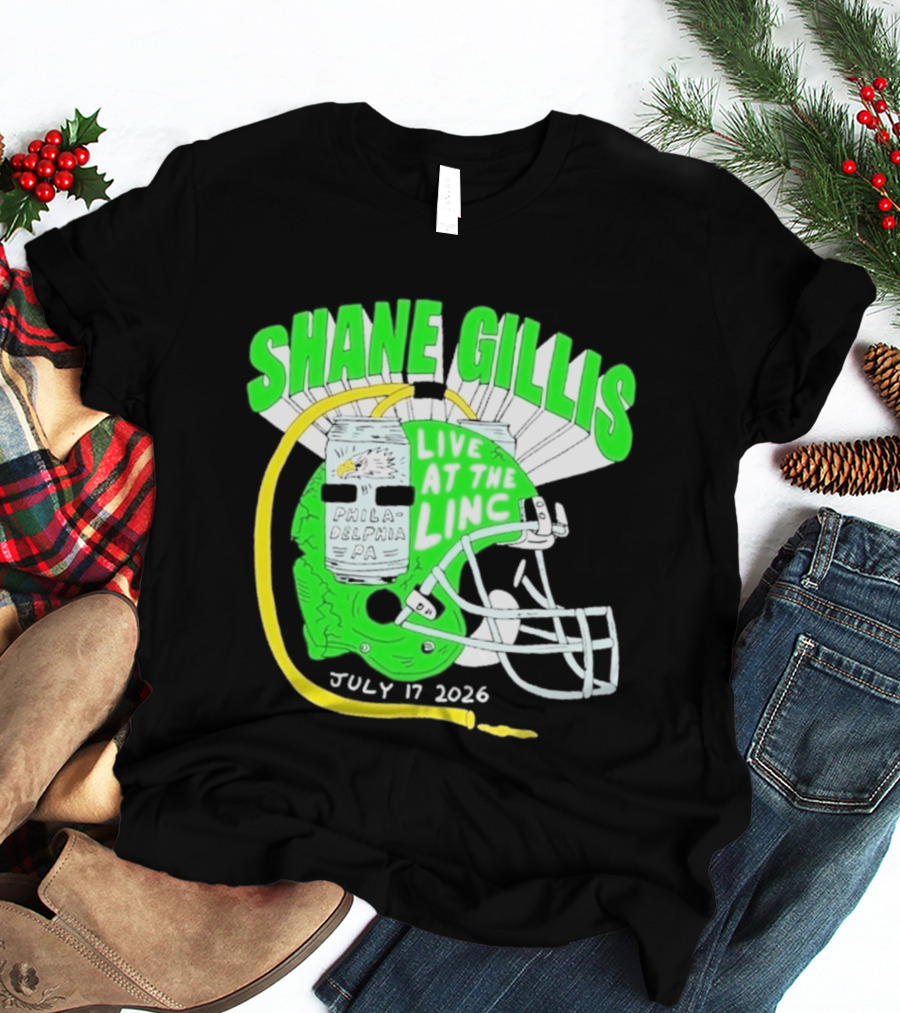 Shane Gillis Live At The Linc Philadelphia July 17 2026 Helmet T-Shirt