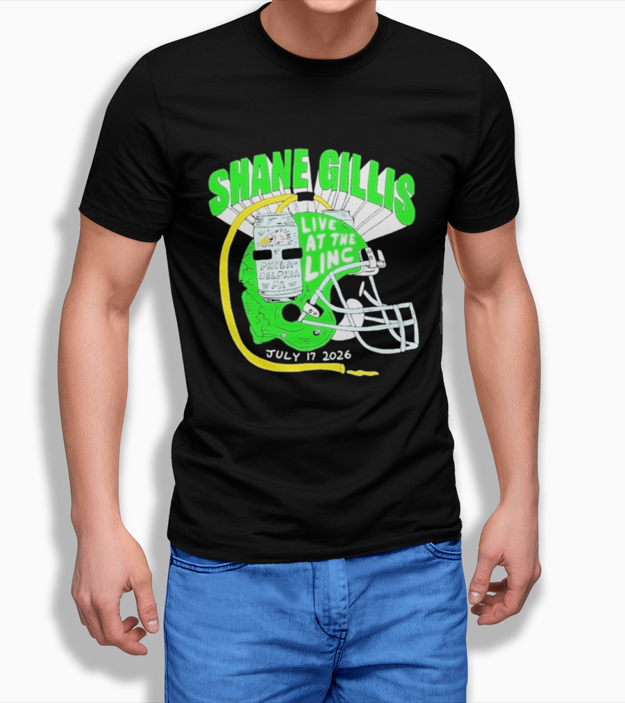 Shane Gillis Live At The Linc Philadelphia July 17 2026 Helmet T-Shirt