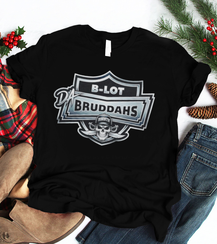 B Lot Da Bruddahs R8rntn Skull T-Shirt