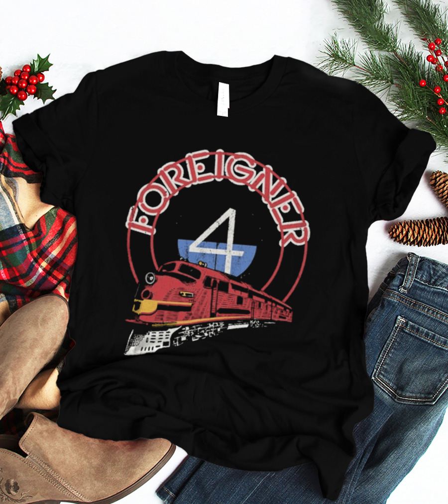 Foreigner 4 Train Red T-Shirt