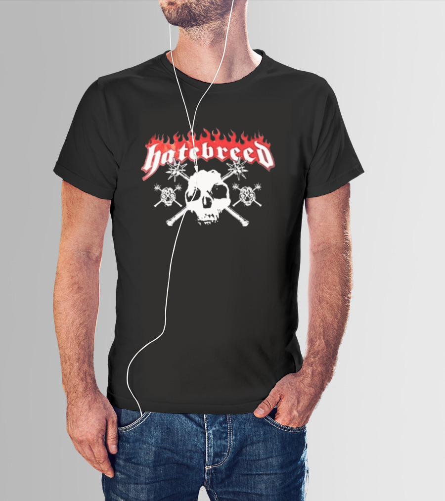 Hatebreed The Summer Slaughter Tour Part 1 2026 Skull And Crossbones Logo With Dates T-Shirt