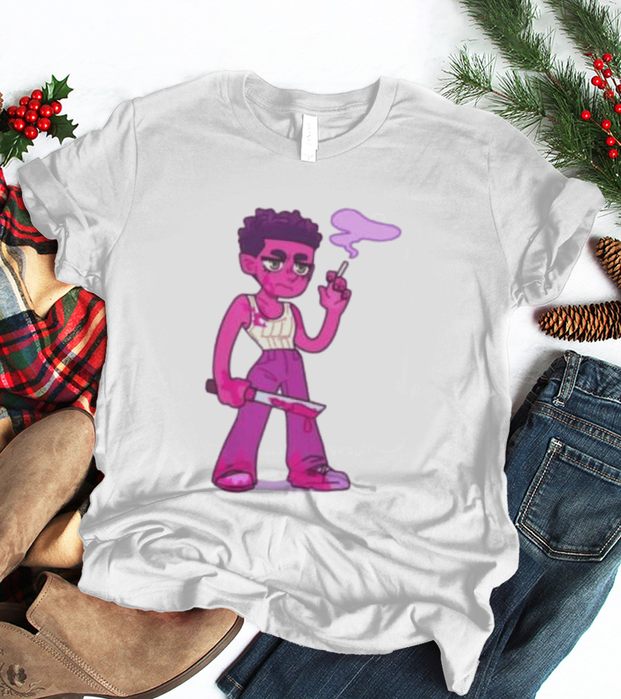 Amc Shop Interview With The Vampire Very Merry Mart Louis Smoking Knife T-Shirt