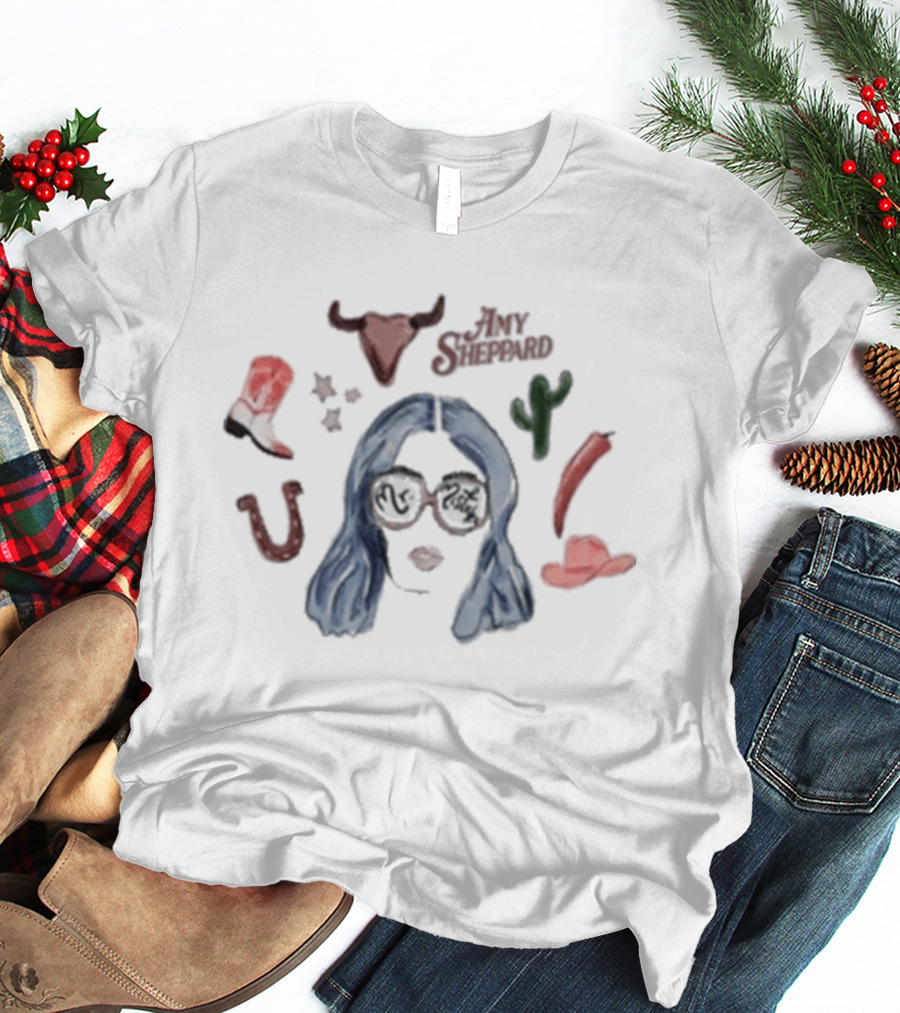 Amy Sheppard Mr. Mistake Western Cowgirl Elements Sunglasses Cactus Boots Hat T-Shirt