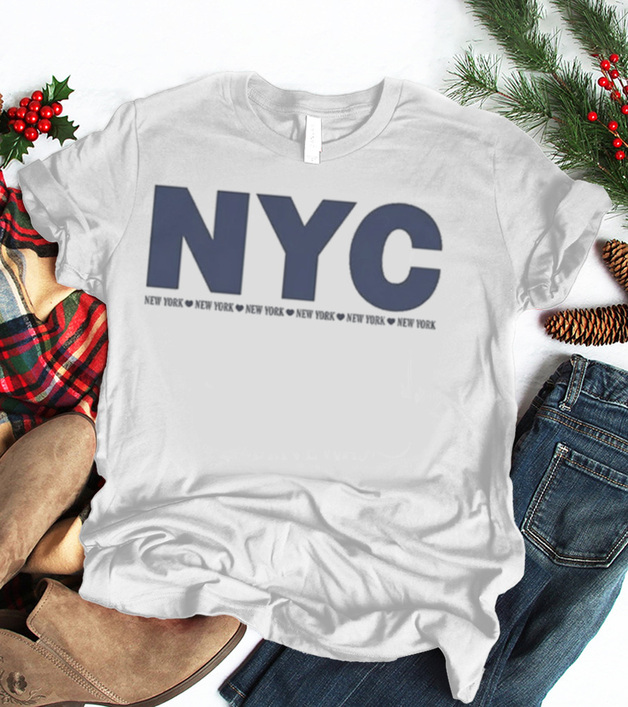 NYC Hailey Bieber New York Exploration Print T-Shirt