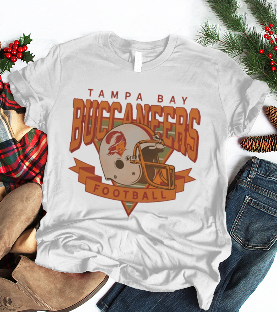 Tampa Bay Buccaneers Football Helmet T-Shirt