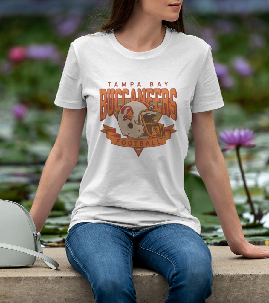Tampa Bay Buccaneers Football Helmet T-Shirt