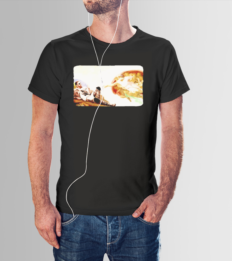 AEW Orange Cassidy The Creation Of Adam T-Shirt