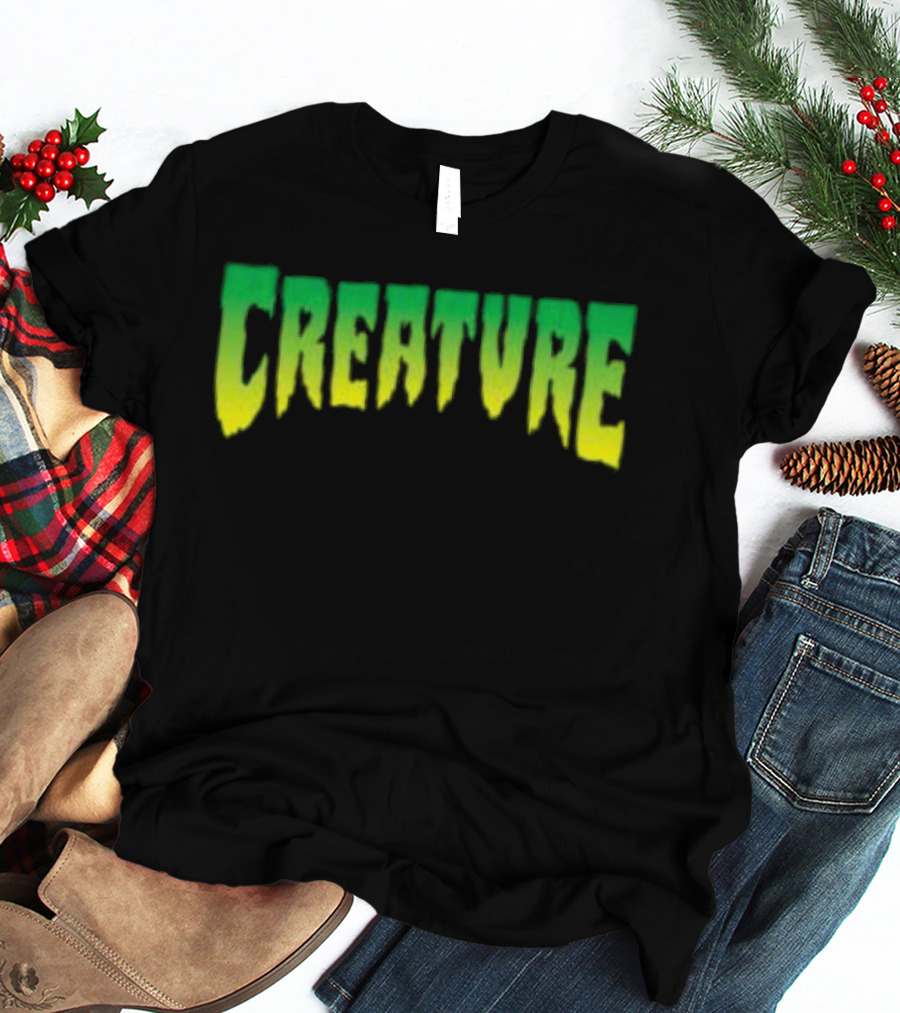 Bingo Store Creature Mens Green Yellow Gradient T-Shirt