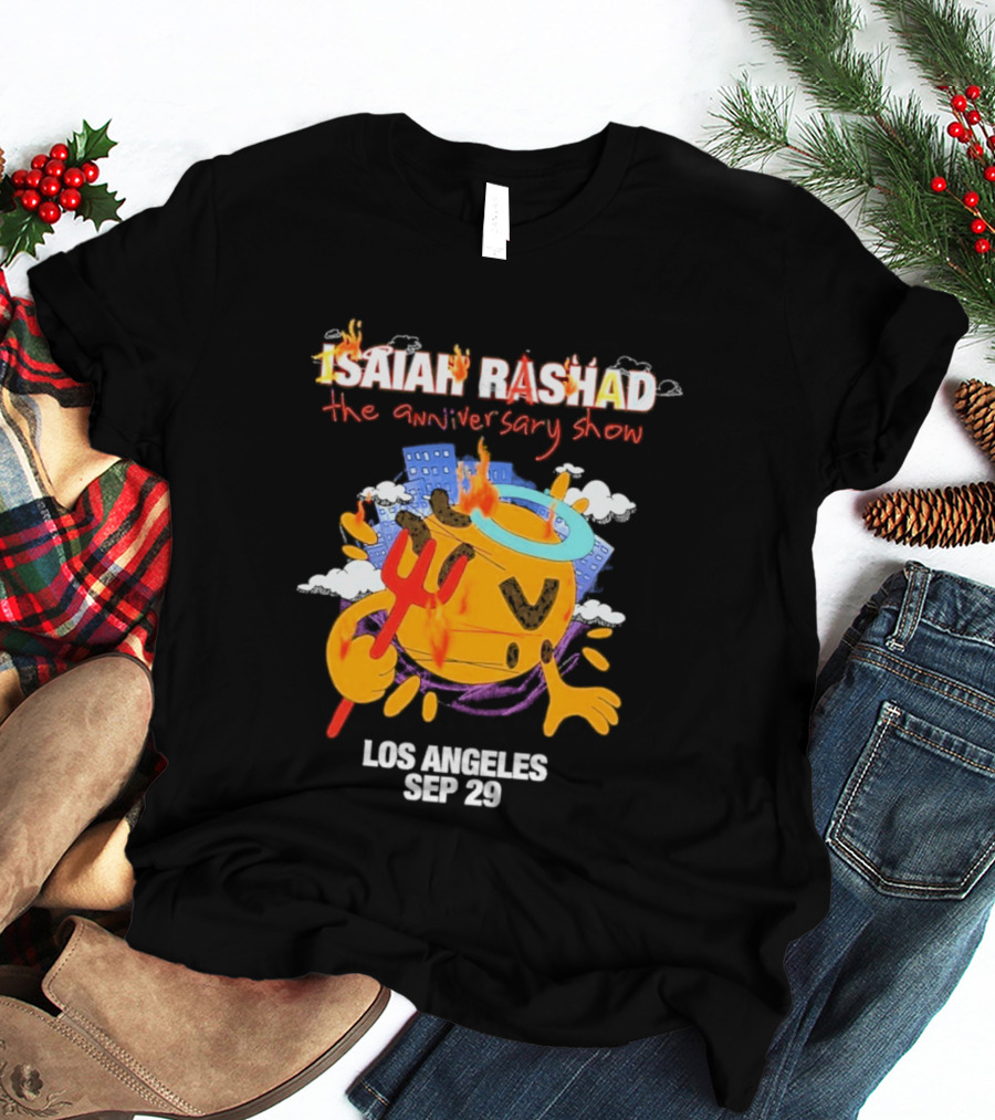 Isaiah Rashad The Anniversary Show Los Angeles Sep 29 T-Shirt
