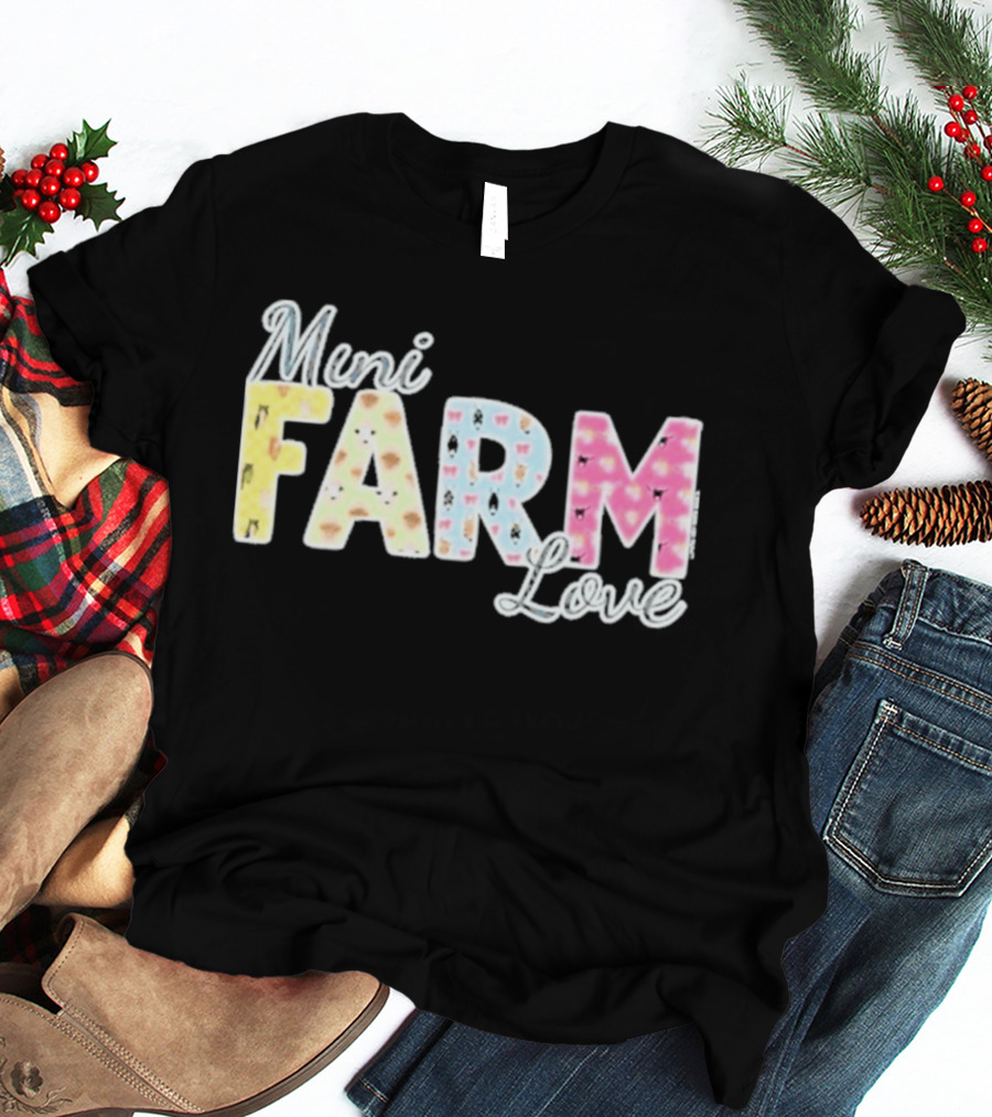 Mini Farm Love Floral Pastel T-Shirt