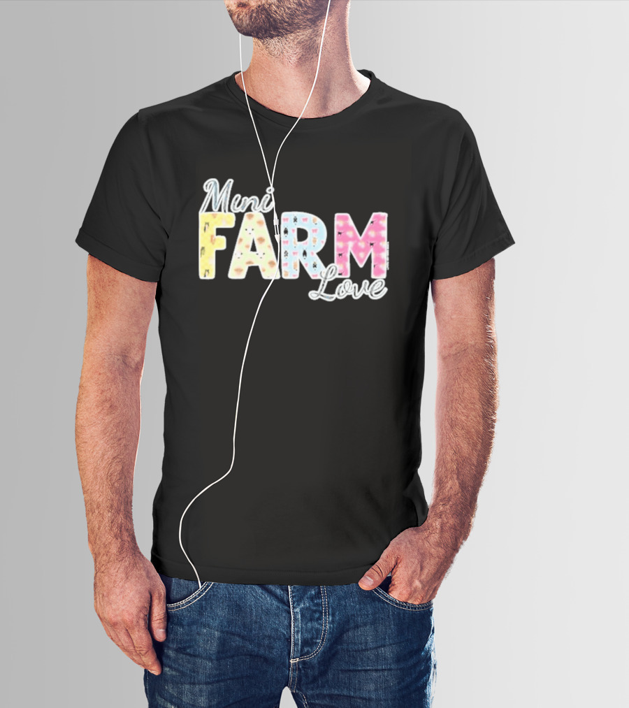 Mini Farm Love Floral Pastel T-Shirt