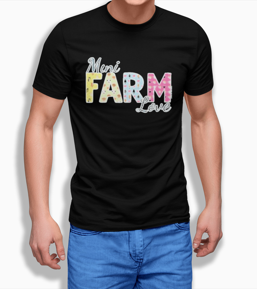 Mini Farm Love Floral Pastel T-Shirt