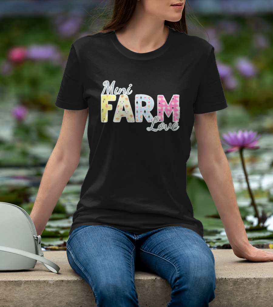 Mini Farm Love Floral Pastel T-Shirt