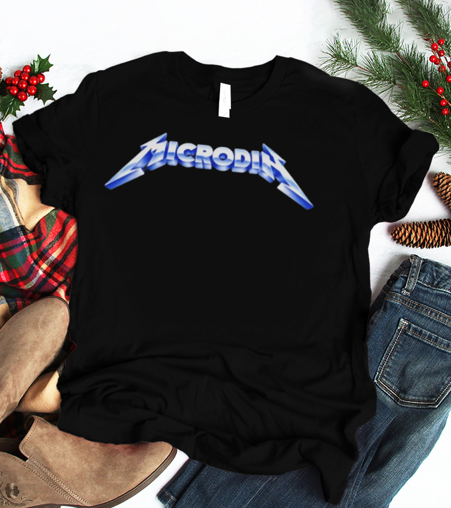 Microdin Heavy Metal Bold Electric T-Shirt