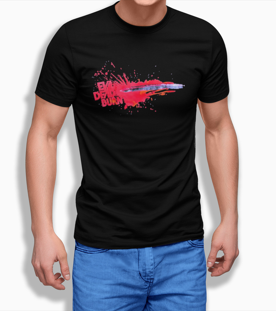 Evil Dead Burn 2026 Horror Splatter Blade T-Shirt