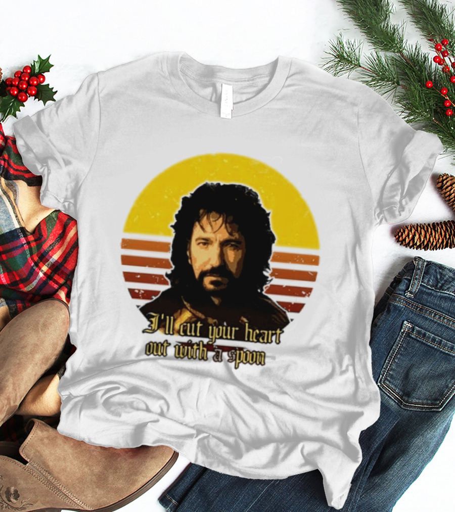 Alan Rickman I'll Cut Your Heart Out With A Spoon T-Shirt