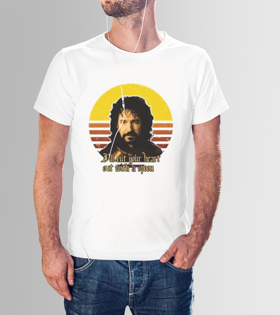 Alan Rickman I'll Cut Your Heart Out With A Spoon T-Shirt