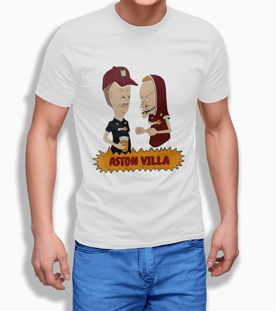 Aston Villa Beavis And Butt Head BK8 T-Shirt