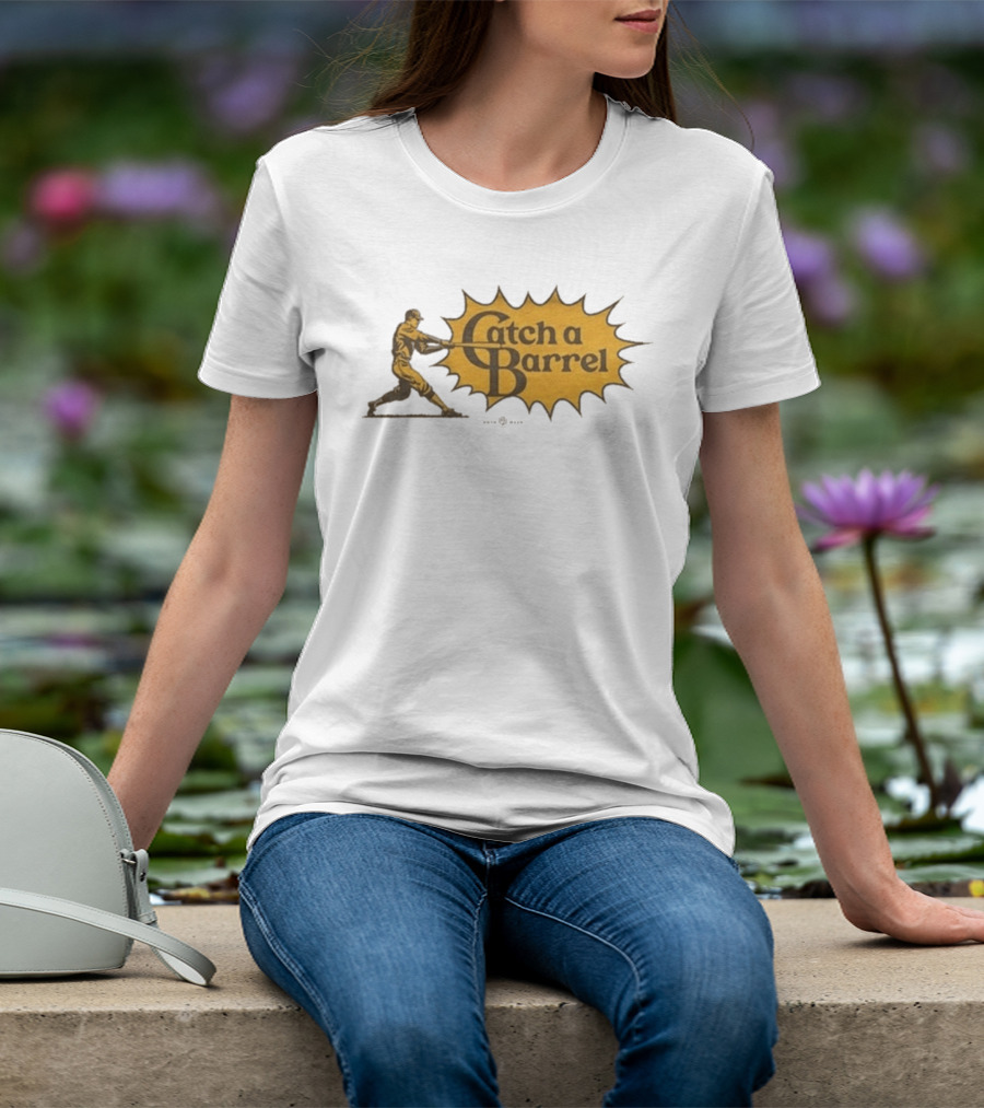 Jackson Merrill Catch A Barrel San Diego Padres Baseball T-Shirt