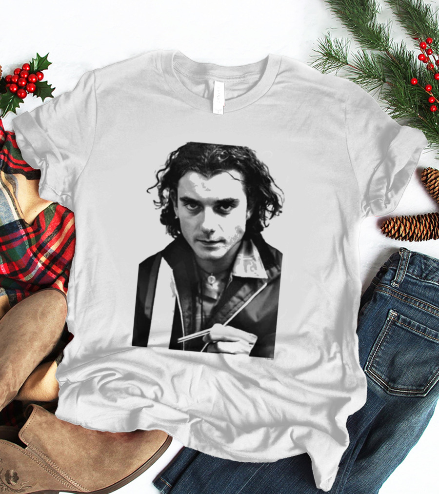 Bush Gavin Rossdale Black White Photo T-Shirt