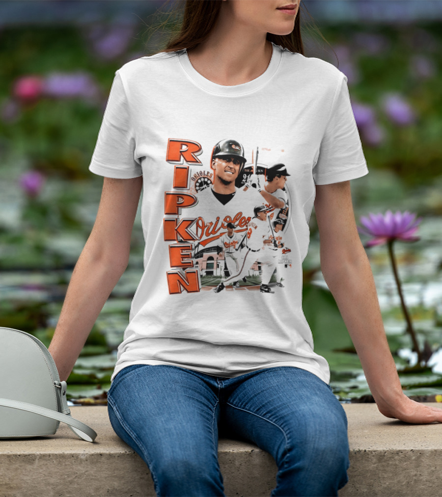 Ripken Baltimore Orioles MLB 2026 Collage Baseball Themed Fan Wear T-Shirt