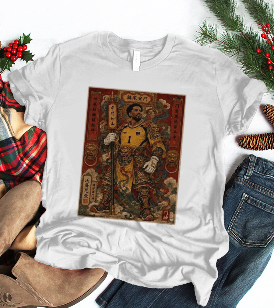 Cape Verde Goalkeeper Vozninha Door God Guardian T-Shirt