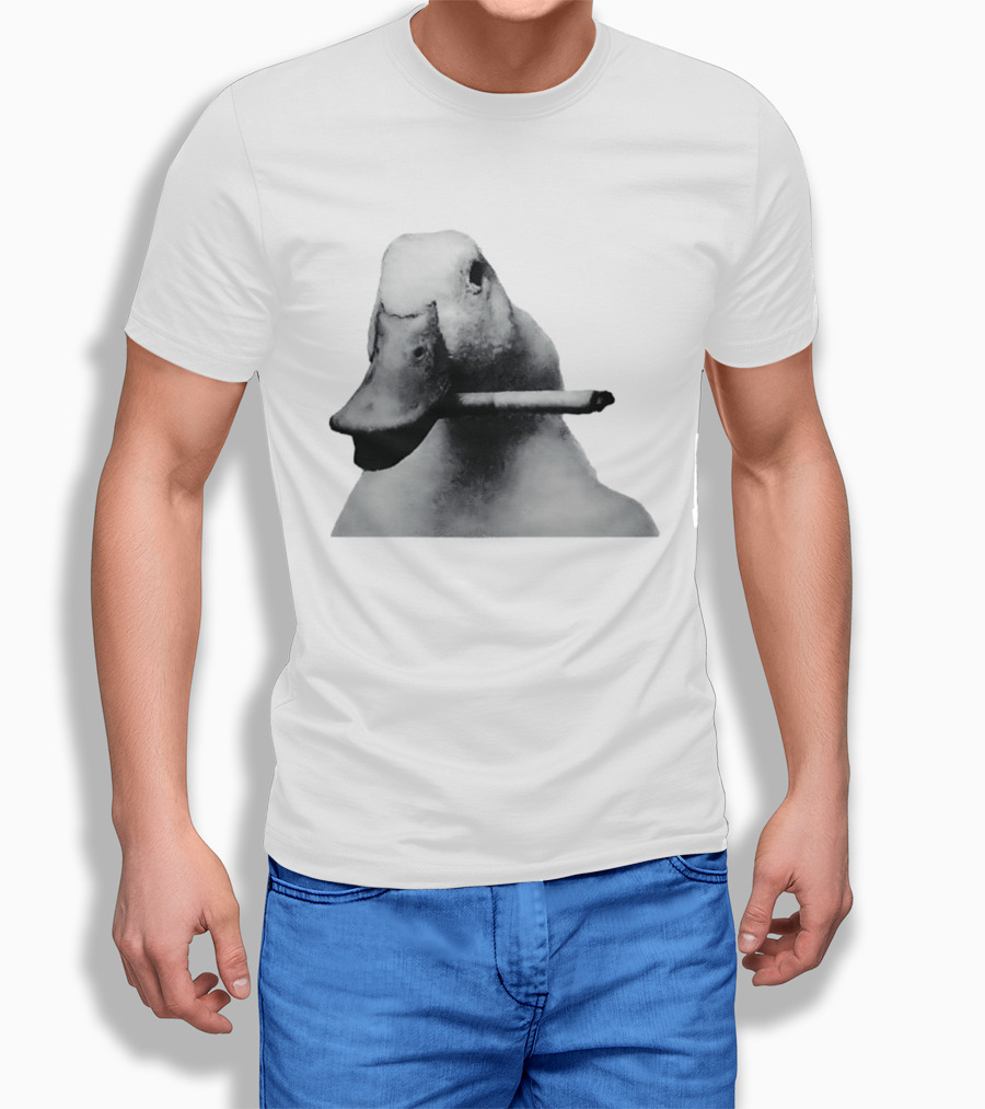Duck With Cigarette Meme Smoking Duck Meme T-Shirt