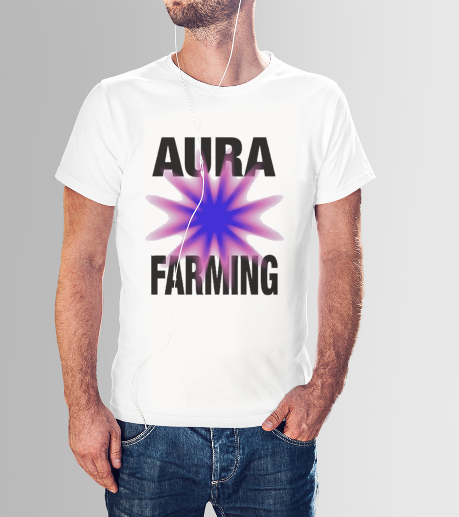 Farming Aura Starburst Energy Visual T-Shirt