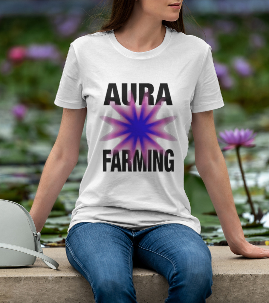 Farming Aura Starburst Energy Visual T-Shirt