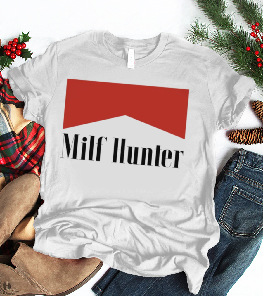 Milf Hunter Marlboro Red Crest T-Shirt