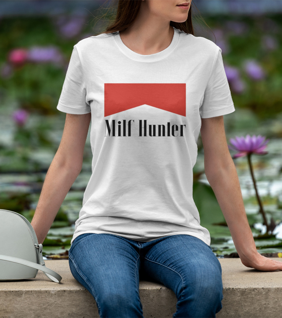 Milf Hunter Marlboro Red Crest T-Shirt