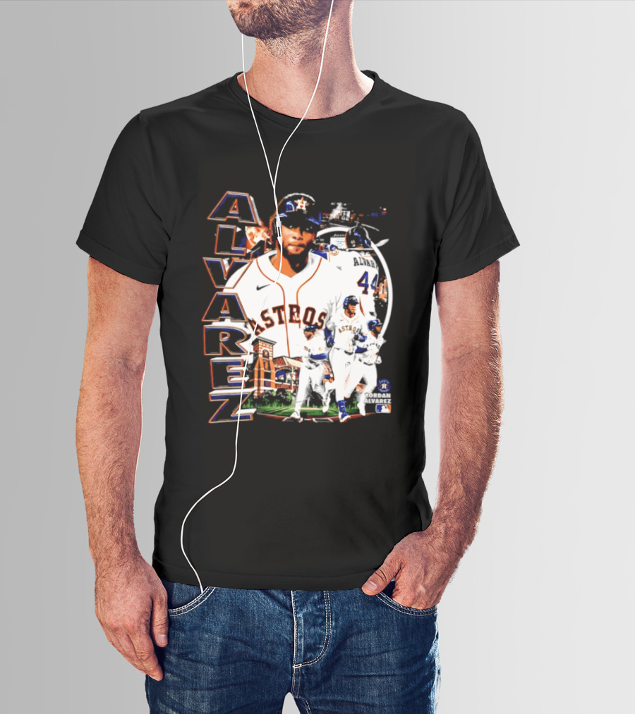 Yordan Alvarez Astros Baseball Number 44 Collage T-Shirt