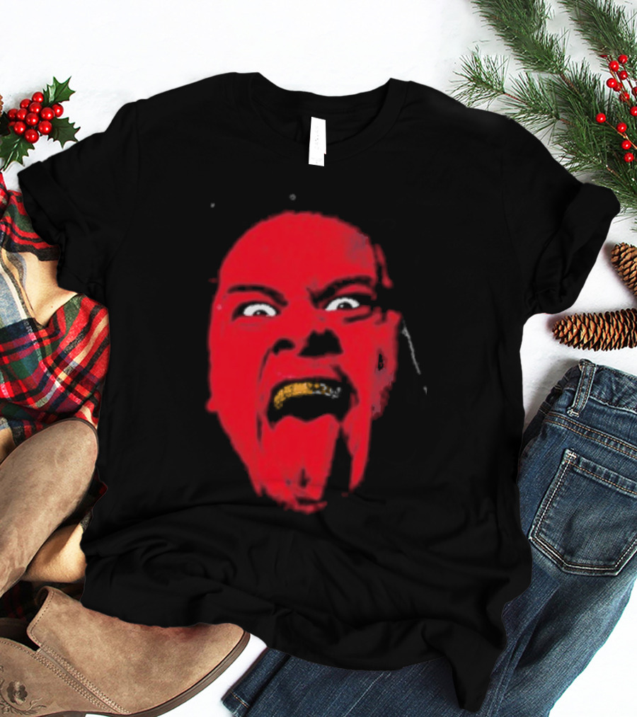 Zilla Fatu Distressed Wrestling Face T-Shirt