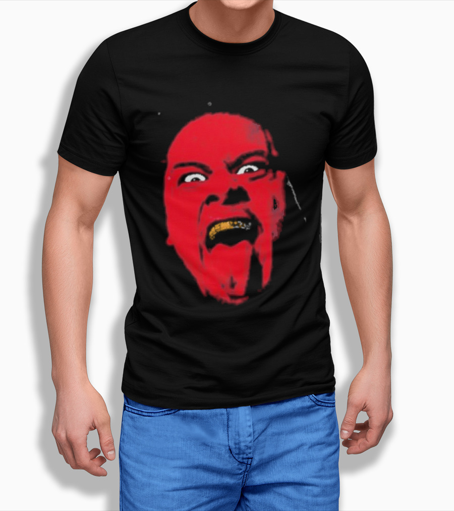 Zilla Fatu Distressed Wrestling Face T-Shirt